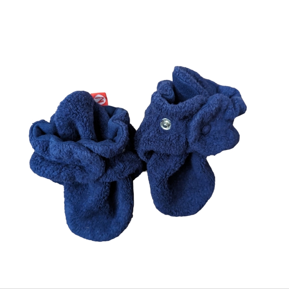 Zutano Fleece Booties, Navy, 6 Months